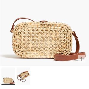 J Crew Factory Woven Crossbody Bag